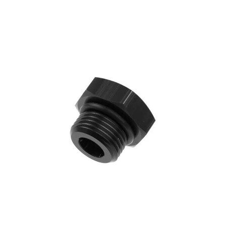 Red Horse Performance -04 AN/JIC STRAIGHT THREAD (O-RING) PORT PLUG - BLACK 814-04-2